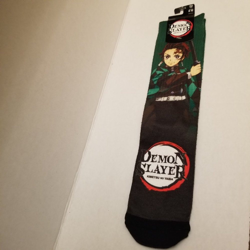 Demon Slayer Sublimated Crew Tube Socks